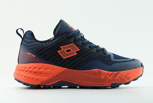 [LO-MARK-NAOR-7.5] ZAPATOS CABALLERO LO-MARK (H1-NAVY/ORANGE, 7.5)