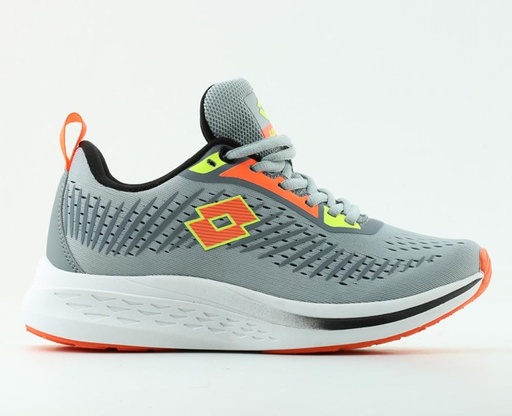 [LO-NORTEL-GOLI-7.5] ZAPATOS CABALLERO LO-NORTEL (H1-GREY/ORANGE/LIME, 7.5)