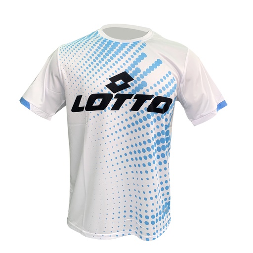 [LO-RAY/BS-WABL-S] FRANELA CABALLERO LO-RAY/BS (H4-WHITE/AQUA/BLACK, S)
