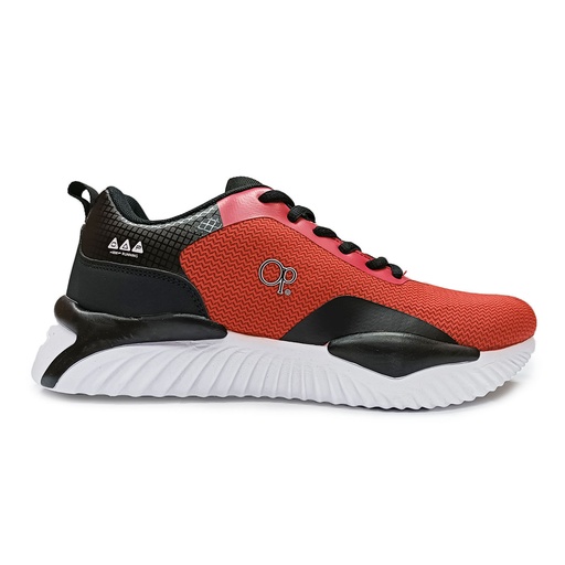 [OP-GEORGE-RBLA-7.5] ZAPATOS CABALLERO OP-GEORGE (H4-RED/BLACK, 7.5)